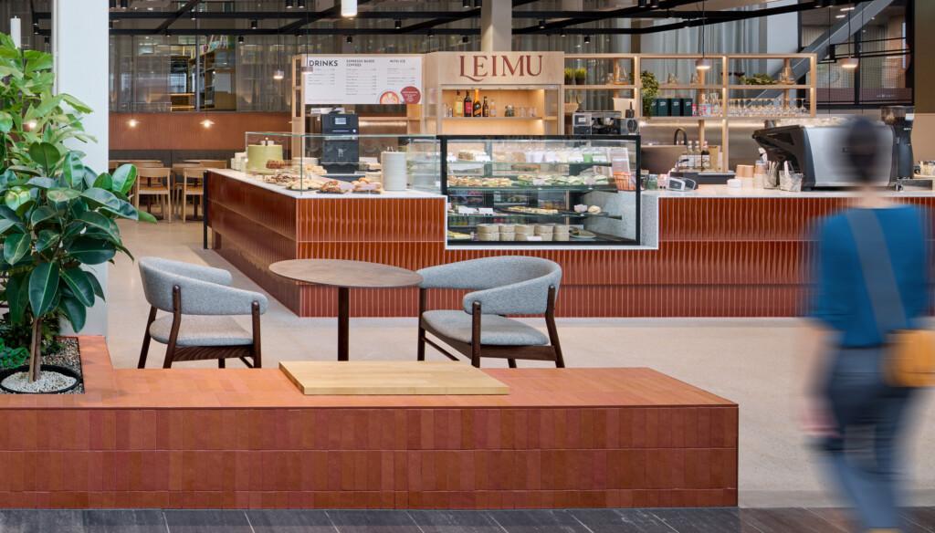 Leimu Cafe & Eatery Arabia ravintolasuunnittelu